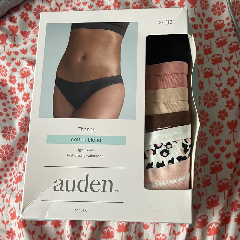 XL thong pack set of 6